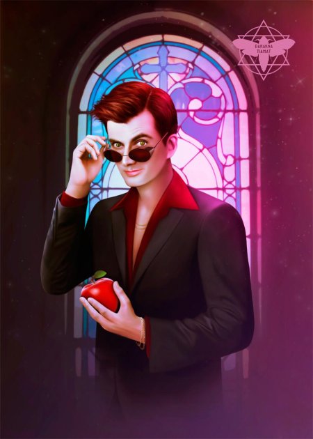 Кроули благие знамения теннант