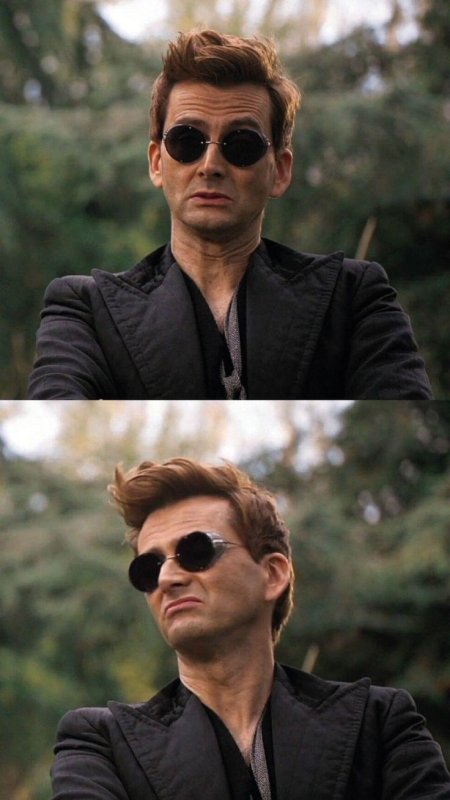 Дэвид теннант благие знамения кроули