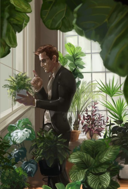 Кроули и растения