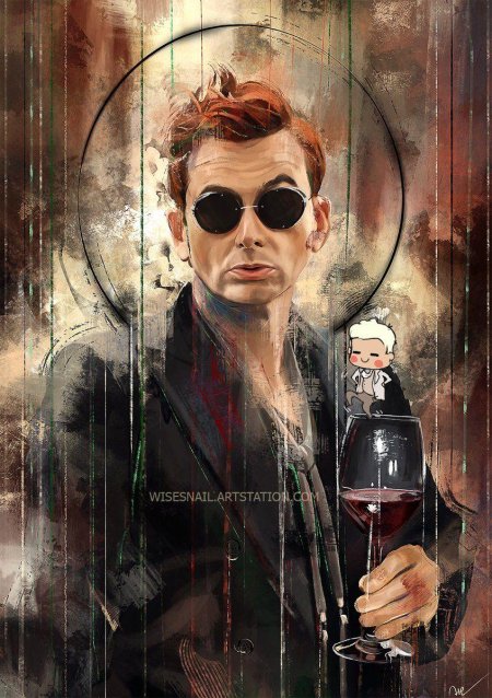 Дэвид теннант благие знамения кроули