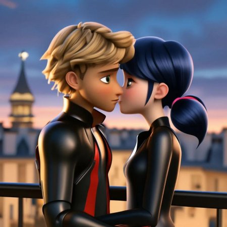 Леди баг и супер кот поцелуи