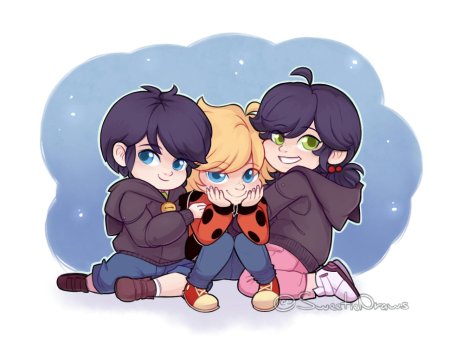 Дети маринетт и адриана эмма