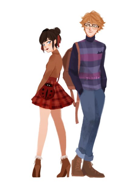 Эдриан и маринетт