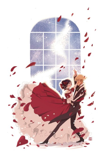 Маринетт и адриан танцуют на балу