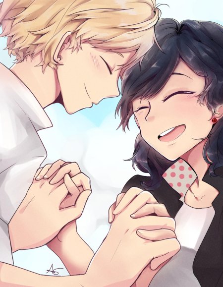 Адриан и маринетт любовь