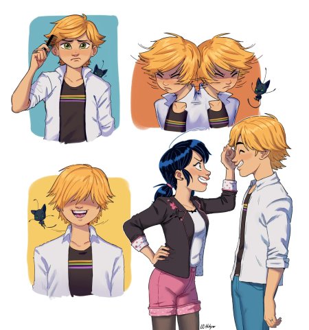 Леди баг и супер кот эдриан маринет