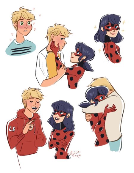 Леди баг и эдриан арт