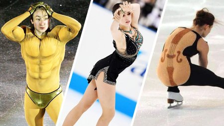 Скандальные наряды фигуристок