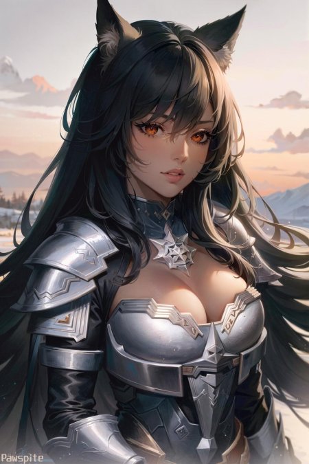 Аниме воительница