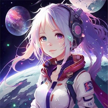 Космическая девочка