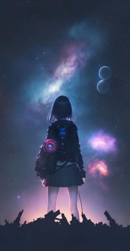 Космос арт аниме
