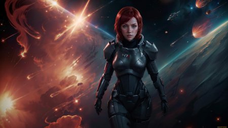 Девушка космос