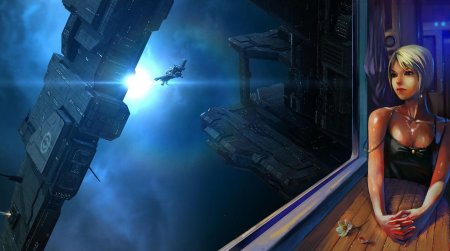 Космическая девушка