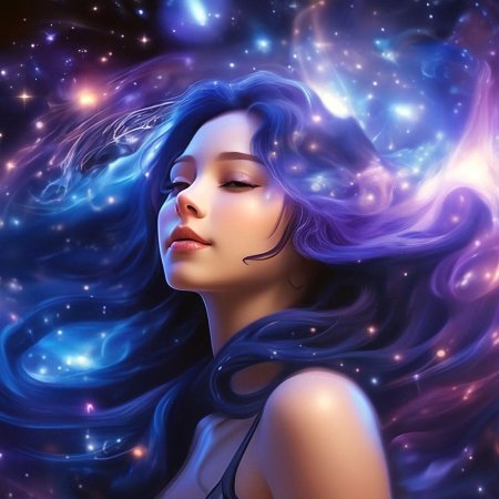 Космическая девушка