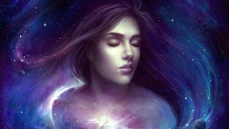 Космическая девушка