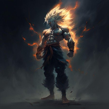 Гоку драгонболл арт