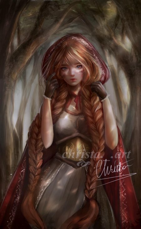 Травница фэнтези арт