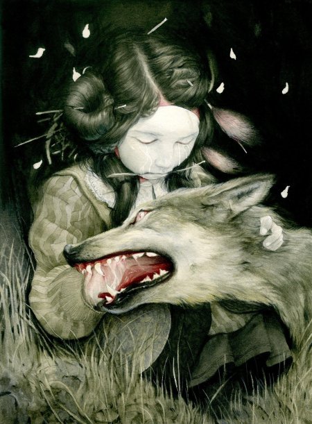 Девушка и волк
