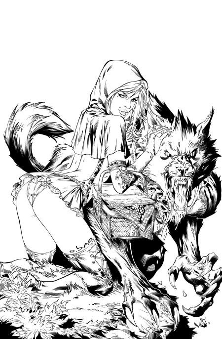 Раскраски фэнтези девушки