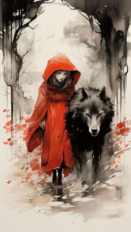 Серый волк красная шапочка