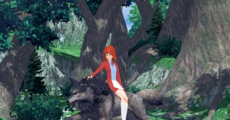 Серый волк и красная шапочка