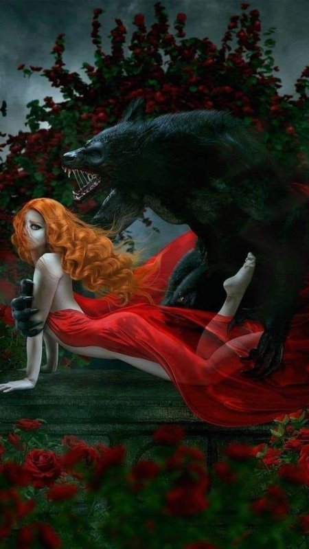 Красная шапочка волк