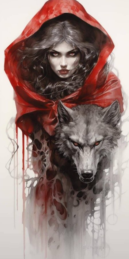 Серый волк красная шапочка