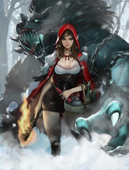 Красная шапочка арт