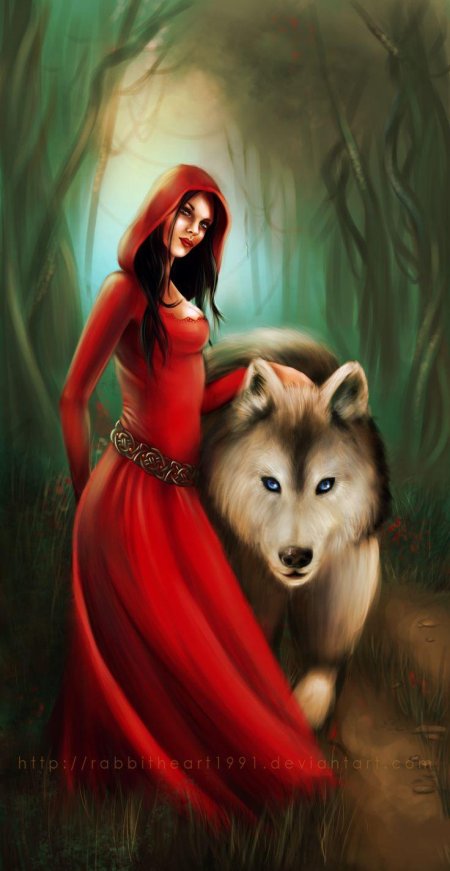 Серый волк красная шапочка