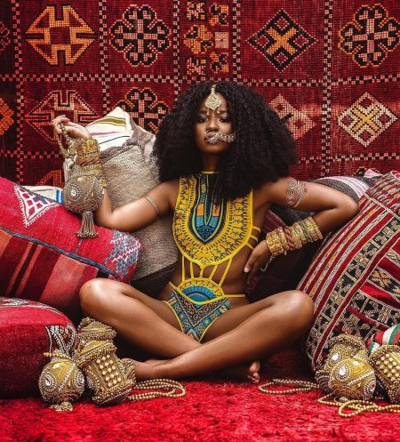 Купальник в африканском стиле