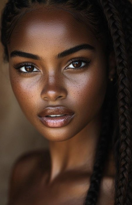 Девушка темнокожая