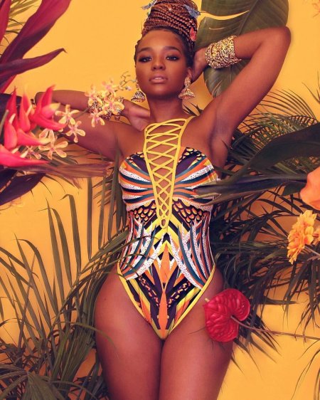 Афро купальник