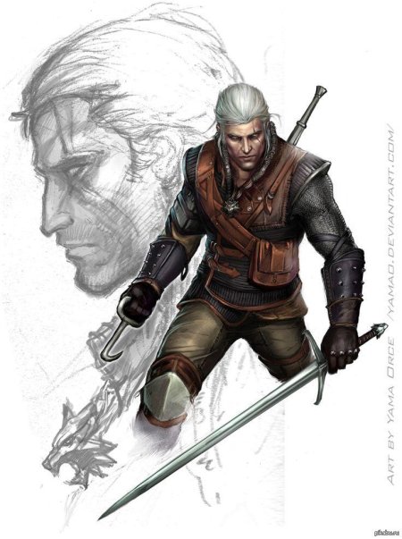 Геральт ведьмак модель персонажа