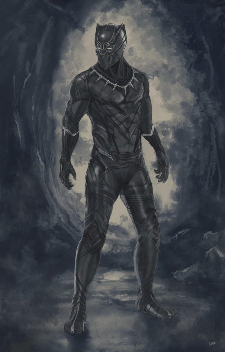 Черная пантера арт