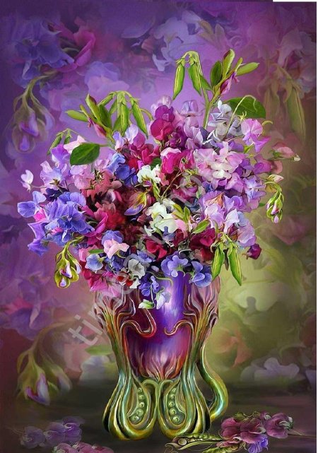 Цифровая живопись кэрол каваларис.