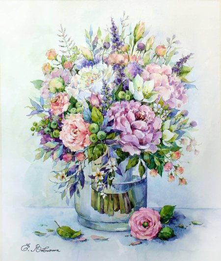 Елена вавилина акварель