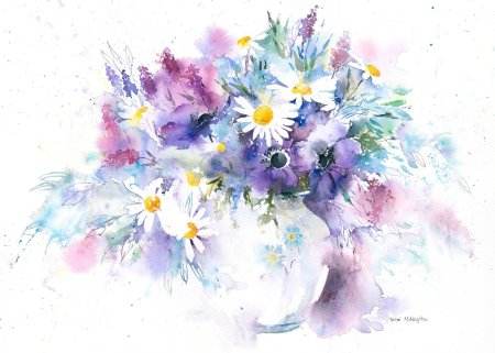 Нежная акварель rachel mcnaughton