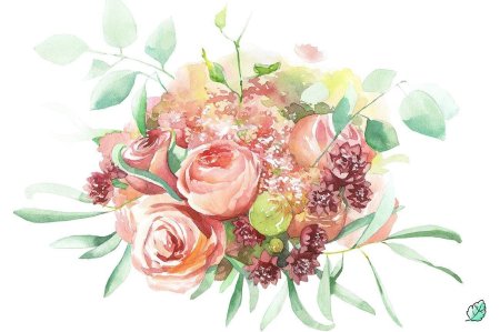 Акварельные цветы