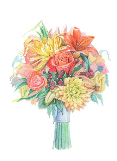 Рисунки букет