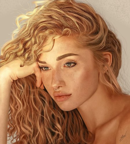 Керли хеир модель