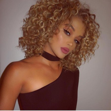 Прическа афро кудри