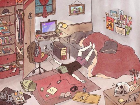 Рисунки комнат