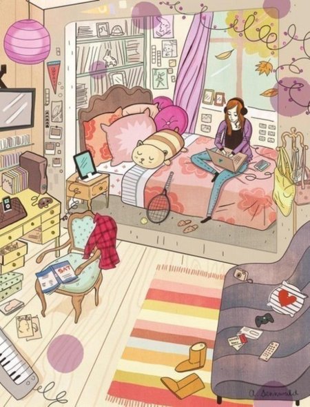 Уютные рисунки