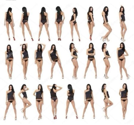 Позы модельные