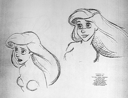 Концепт арты русалочка дисней