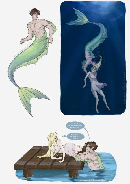 Девиантарт русалки