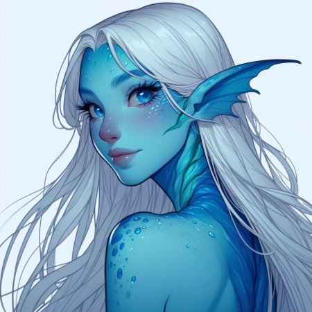 Девушка русалка