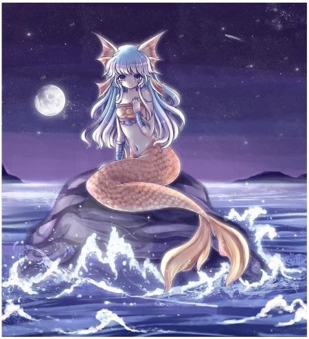 Аниме русалка