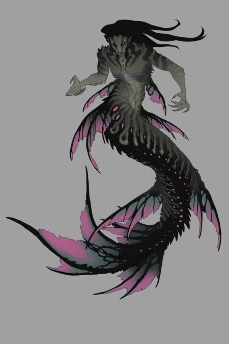 Русалка концепт арт