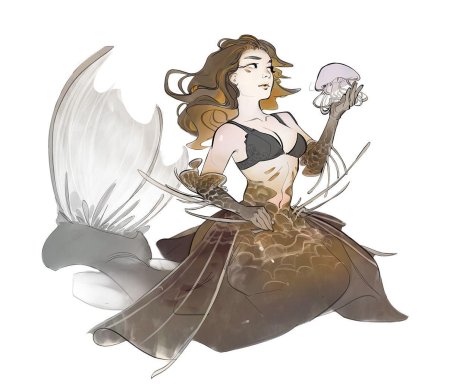 Рисунки русалка